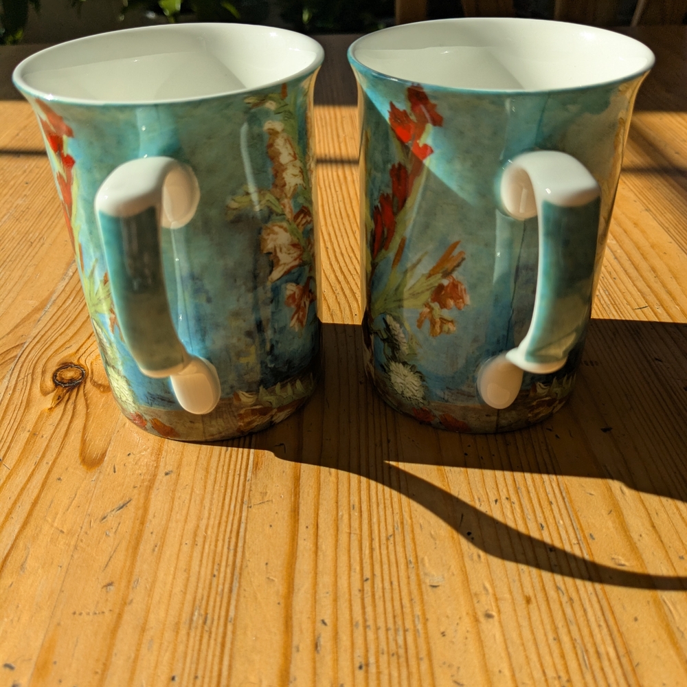 Stechcol - Gracie Bone China Floral Impressionistic Mugs (Qty 2) - Picture 3 of 5